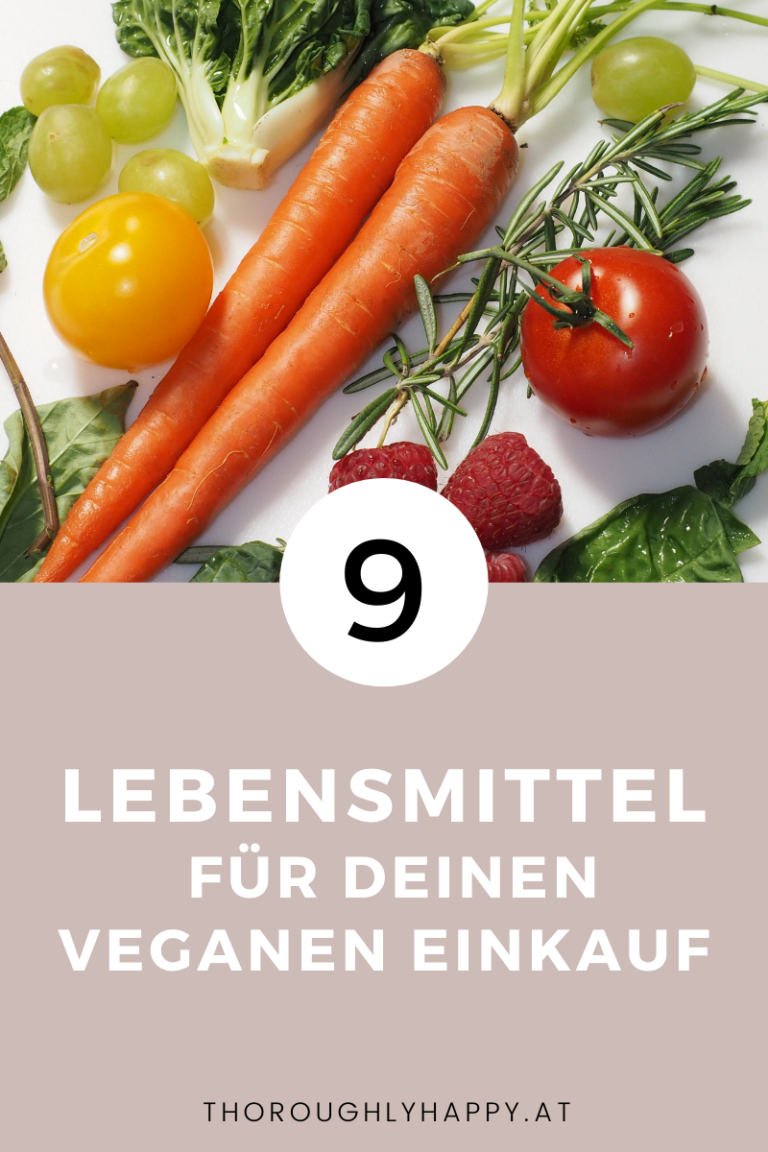 vegane Einkaufsliste